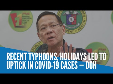 Recent typhoons, holidays led to uptick in COVID-19 cases — DOH