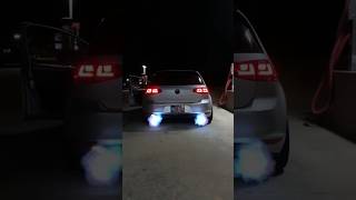 Mk7 GTI running our stage 2 PBF tune shoots flames #shorts