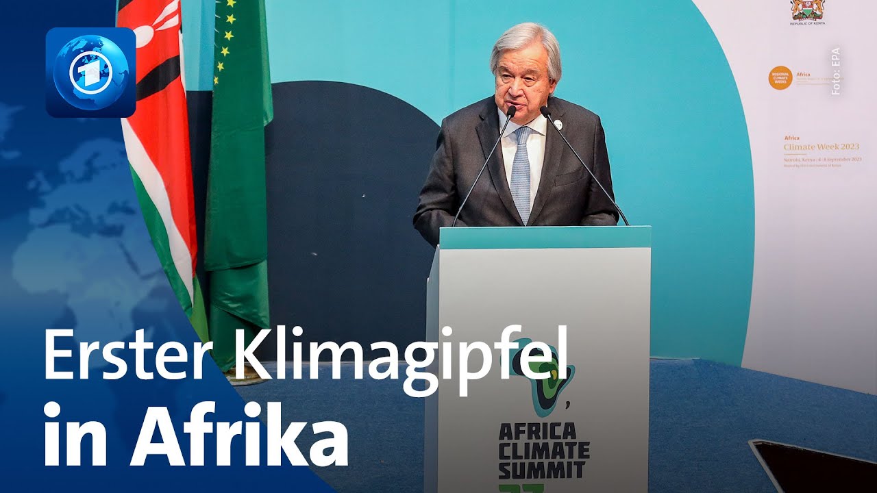 1. Klimagipfel in Afrika: Forderung nach mehr Klimagerechtigkeit - YouTube