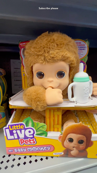 Little live pets #my baby monkey #cute#toys #shortsfeed #shorts