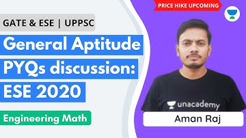 General Aptitude PYQs discussion: ESE 2020 | EM | ESE 2021 | Aman Raj