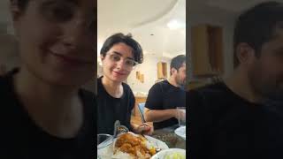 لایو ناهار سحر و وحید💞 در خونه نرگس و حمید ⚘️🌿 با همراهی زیبا 🌼