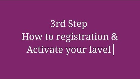 How to register your account Meta force? How to activate your level ? #metaforce #tokenpocket