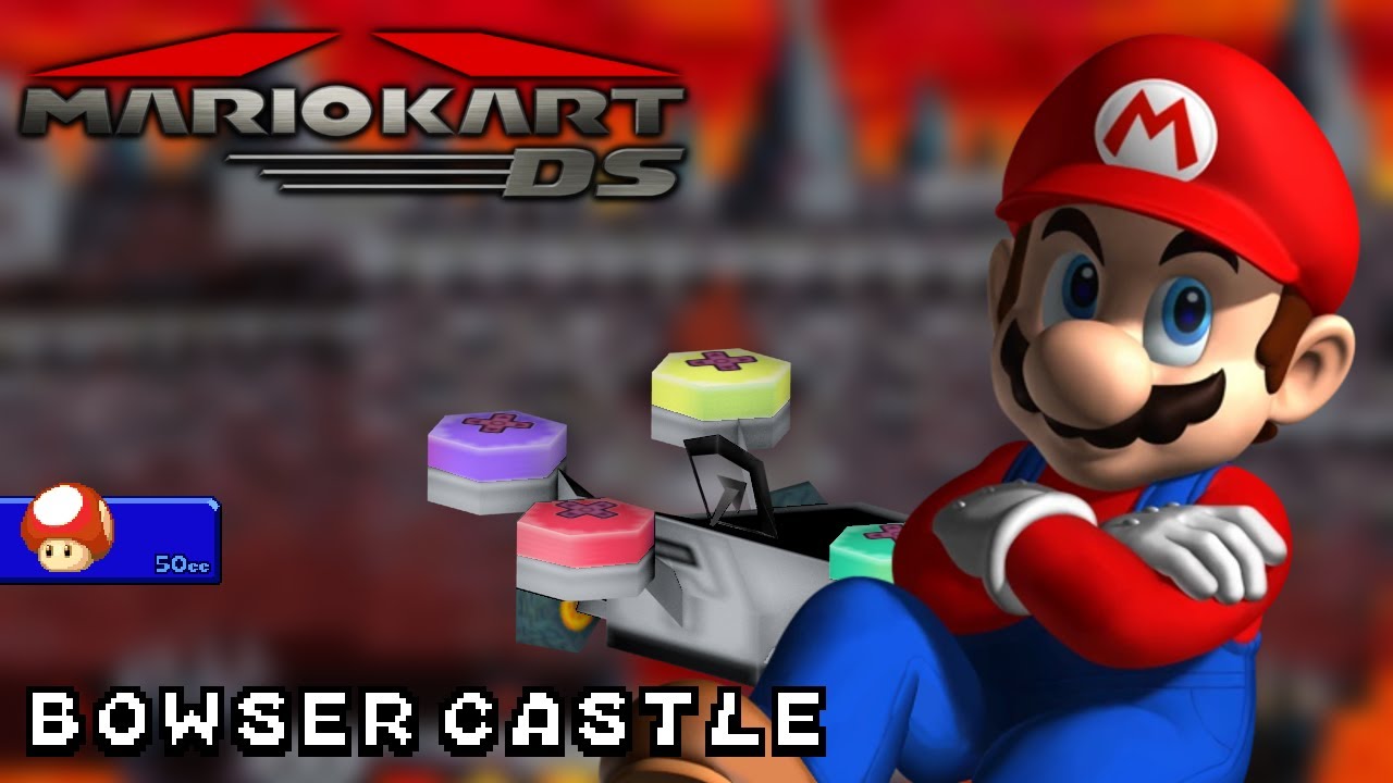 Rob Bls Mario Kart DS - 50cc - Mario - ROB-BLS - Bowser Castle | Ep. 1071 - YouTube