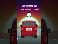 Make 10 from a License Plate (2859) #Shorts
