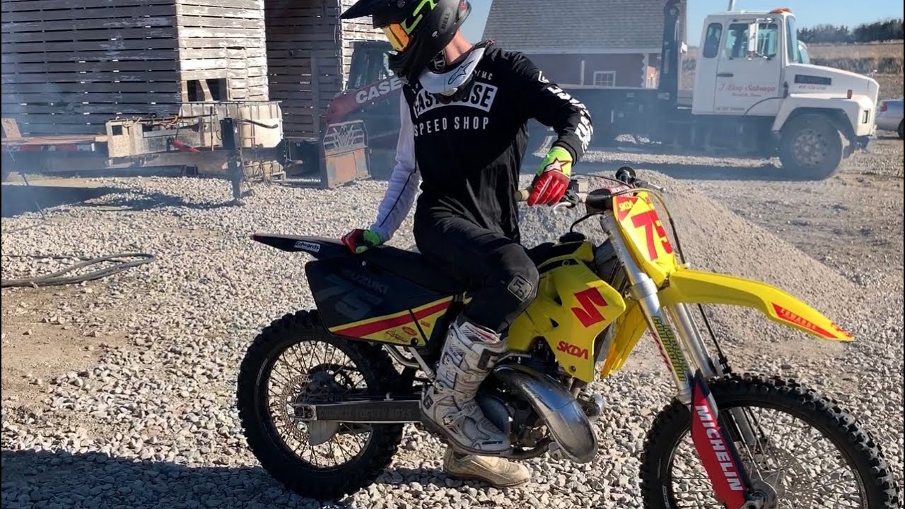Riding the new RM250! - YouTube
