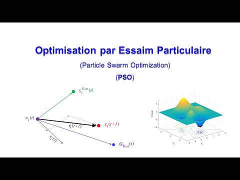 Optimisation par Essaim Particulaire   (Particle Swarm Optimization)   PSO