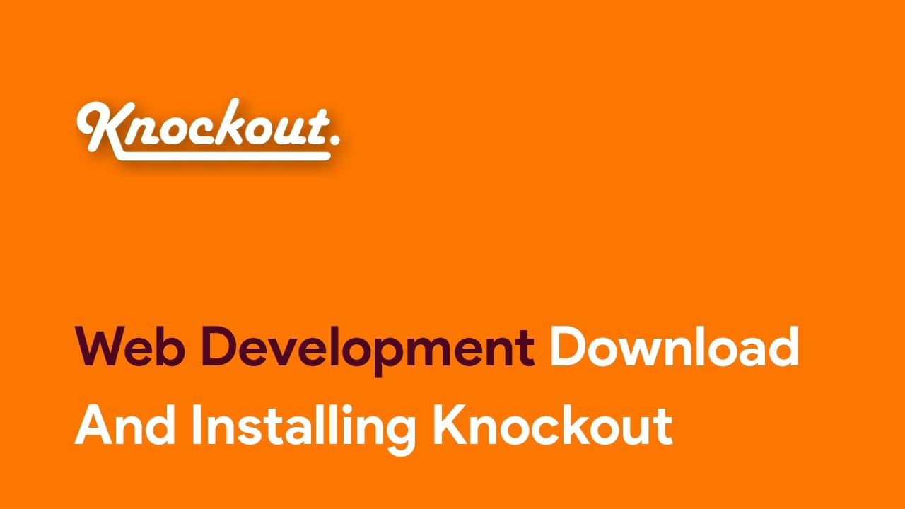 Knockout cs6 download