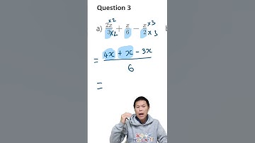 Adding and Subtracting Algebraic Fractions Part 1