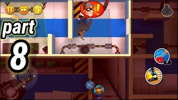 Robbery Bob - Gameplay Walkthrough Part 8 - Chapter 3: Secret Labs (iOS, Android)