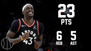 Pascal Siakam Highlights | Raptors vs. Celtics | 17th Nov 2023