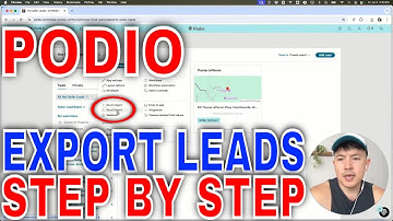 ✅ Hoe export leads van Podio te downloaden🔴
