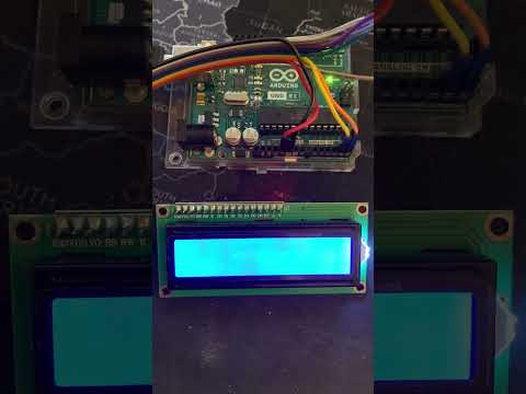Arduino and the 16 x 2 LCD display #robotics #electronics