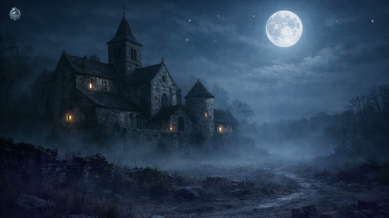 Silence of the Ancient Monastery 🌕 | 1 Hour Dark Medieval Ambient Music