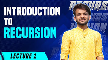Re 1. Introduction to Recursion | Recursion Tree | Stack Space | Strivers A2Z DSA Course