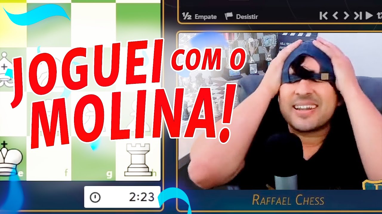 INACREDITÁVEL JOGUEI com o MOLINA - IM Roberto Molina VS Raffael Chess 