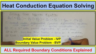 31 How To Solve Heat Diffusion Equation? Understand All Boundary Conditions