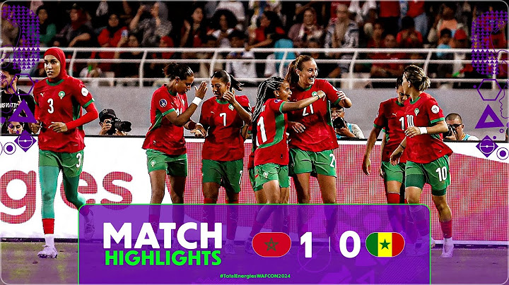Morocco 1-0 Senegal Match Highlights l TotalEnergies WAFCON 2024 l Matchday 3