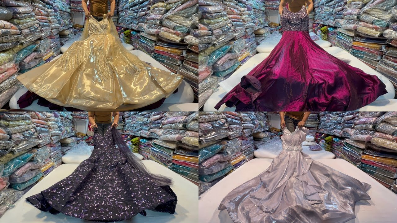 chickpet Bangalore designer party wear long Gowns||Single piece courier available