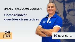 LIVE | COMO RESOLVER QUESTÕES DISSERTATIVAS