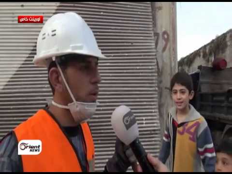 أورينت نيوز المجلس المحلي في مدينو معرة النعمان يطلق حملة معا نحو مدينة نظيفة