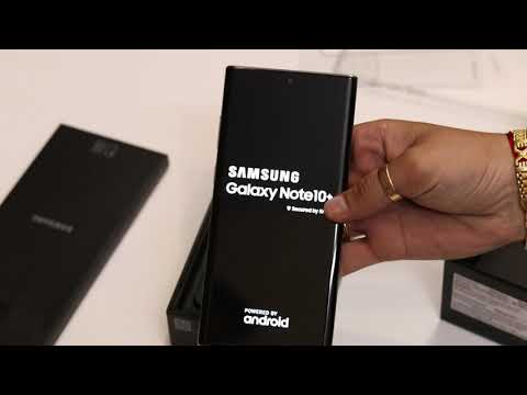 Samsung Galaxy Note 10+ 256GB vs 512 GB Aura Glow UNBOXING