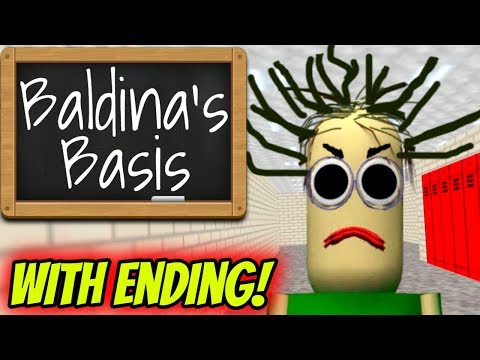 Baldina's Basis in Education Literary Grammar FULL GAME WITH ENDING! | Baldis Basics Spin Off Game