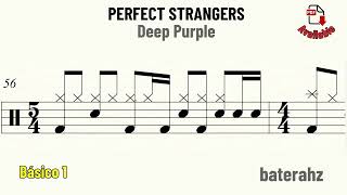 Perfect strangers - Deep Purple DRUM SCORE 97 Bpm - YouTube
