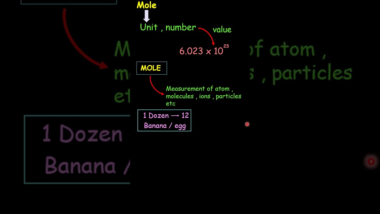 What Is Mole MOLE CONCEPT CHEMISTRY CLASS 11th 126 YouTube What Is Mole MOLE CONCEPT CHEMISTRY CLASS 11th 126 YouTube