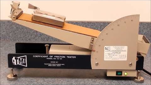 32-25 Coefficient of Friction Tester