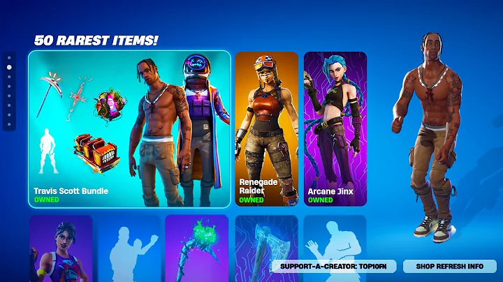 50 RAREST Fortnite Items!