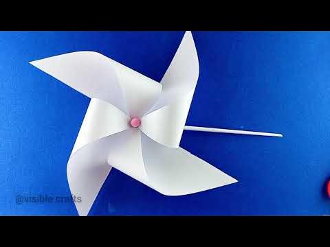 Summer DIY: Paper fan that spins - MommyZones