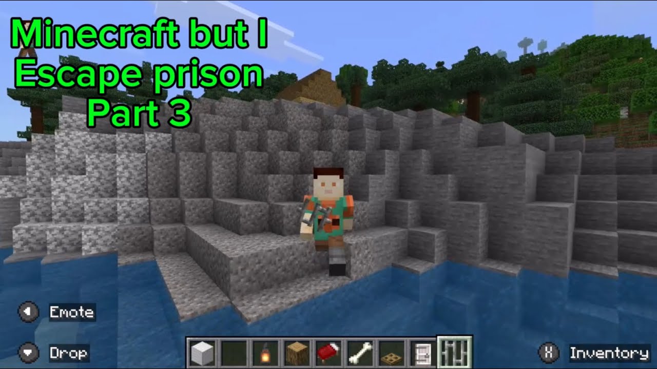 Minecraft But I escape prison Part 3￼￼