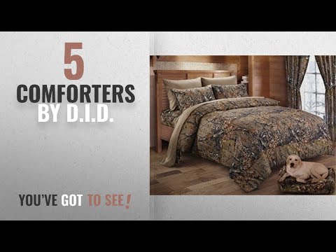 top-10-d.i.d.-comforters-[2018]:-woodland-camouflage---microfiber-comforter-spread---queen