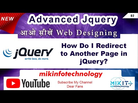 How to redirect a page or URL using JQUERY ?