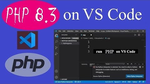 Открытие PHP в редакторе VS Code, без Open Server Panel