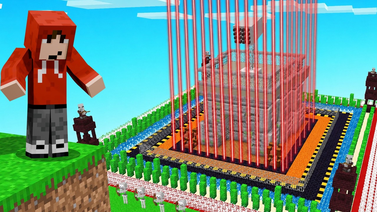 Minecraft Bassis De BEST BEWAAKTE Minecraft Basis MAKEN! - YouTube