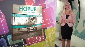 Pop up Tension Fabric display