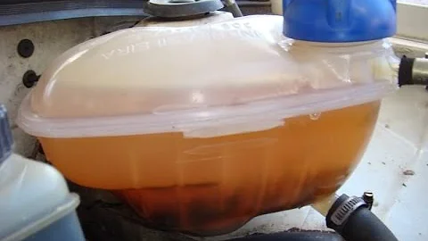 O que fazer quando a água do radiador está suja?