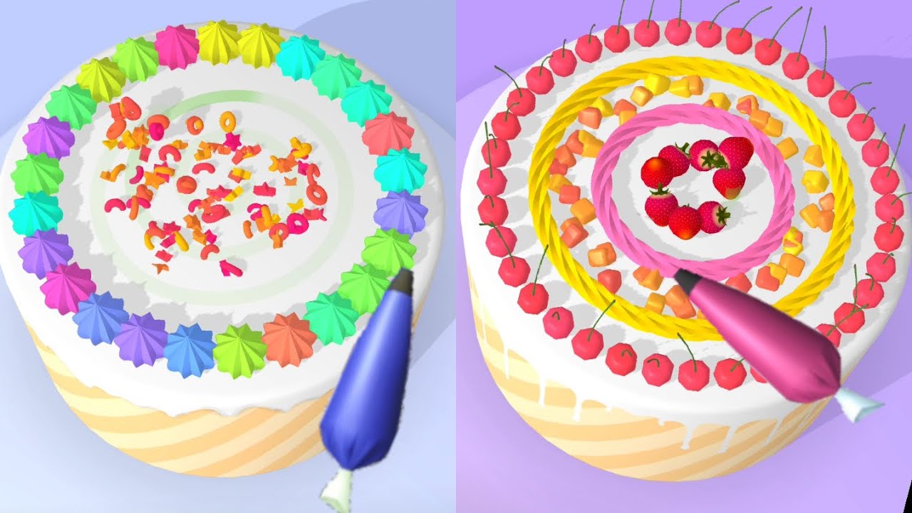 Decorate Cake: 3D Cake Maker - Decorate, Color, Design Beautiful ...