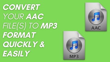 How to Convert AAC to MP3 quickly & easily - Beginner