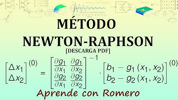 Método de Newton Raphson: Ejemplo 2 [PDF descarga]