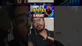 Completed a 6-hour Statistics lecture for the Telugu Data Science Community! 📊