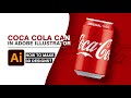 3D Design with Adobe Illustrator: Coca Cola Can