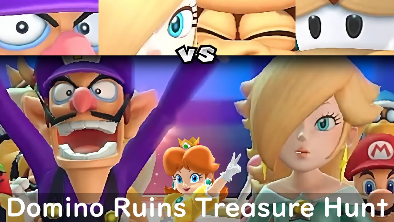 Super Mario Party - Get Over It - Waluigi and Rosalina vs Bosss Bowser and  Donkey Kong in 2023