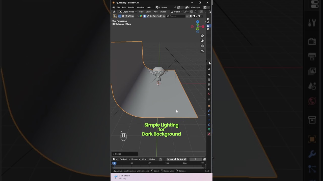 Focus Object in Dark Scene in Blender | Lighting Tips 
