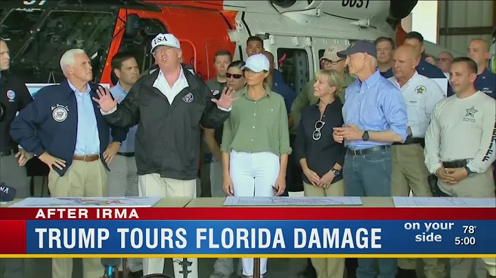 President Trump tours Irma damage in Florida