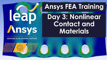 Non linear contact and material Ansys FEA Training Part 3