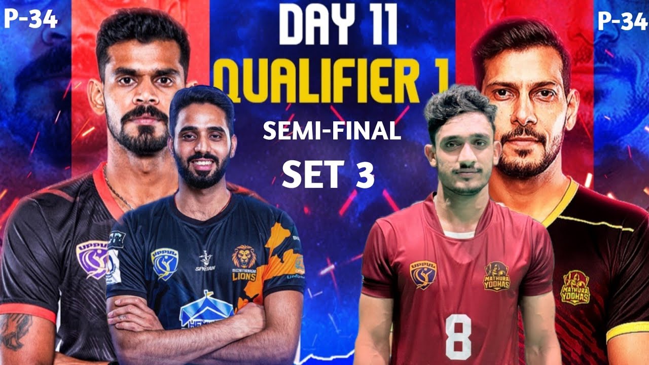 | SET 3 | Semi-Final | Mathura VS Mujaffarnagar | #mr_saeed_09 | Uttar Pradesh Pro Volleyball League