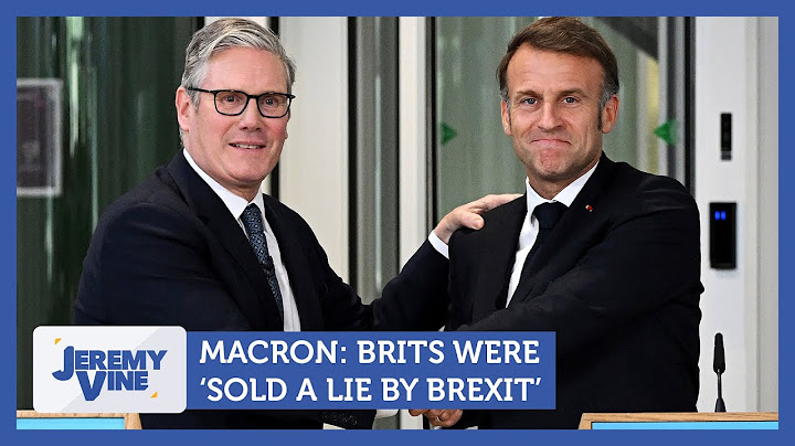 Macron: Brits were 'sold a lie' by Brexit | Jeremy Vine